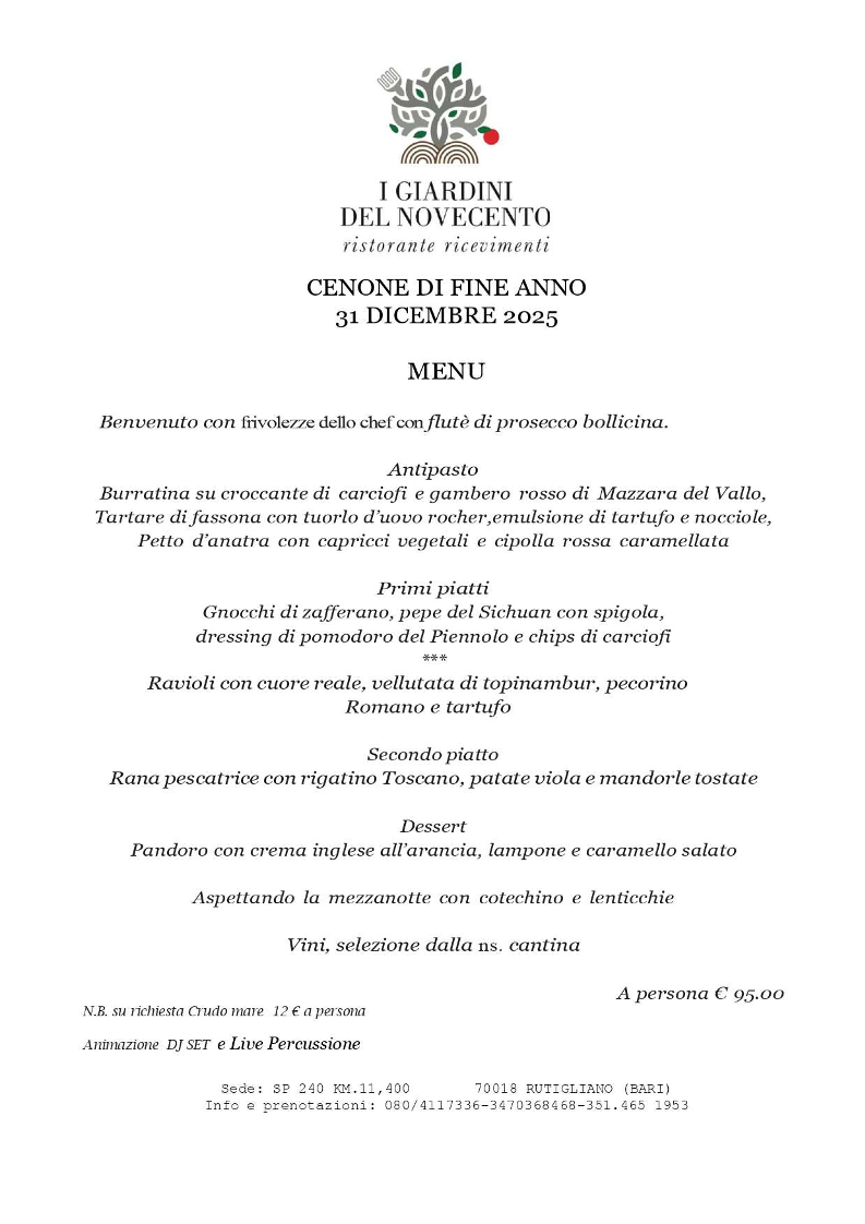 Menu I Giardini Del Novecento-1